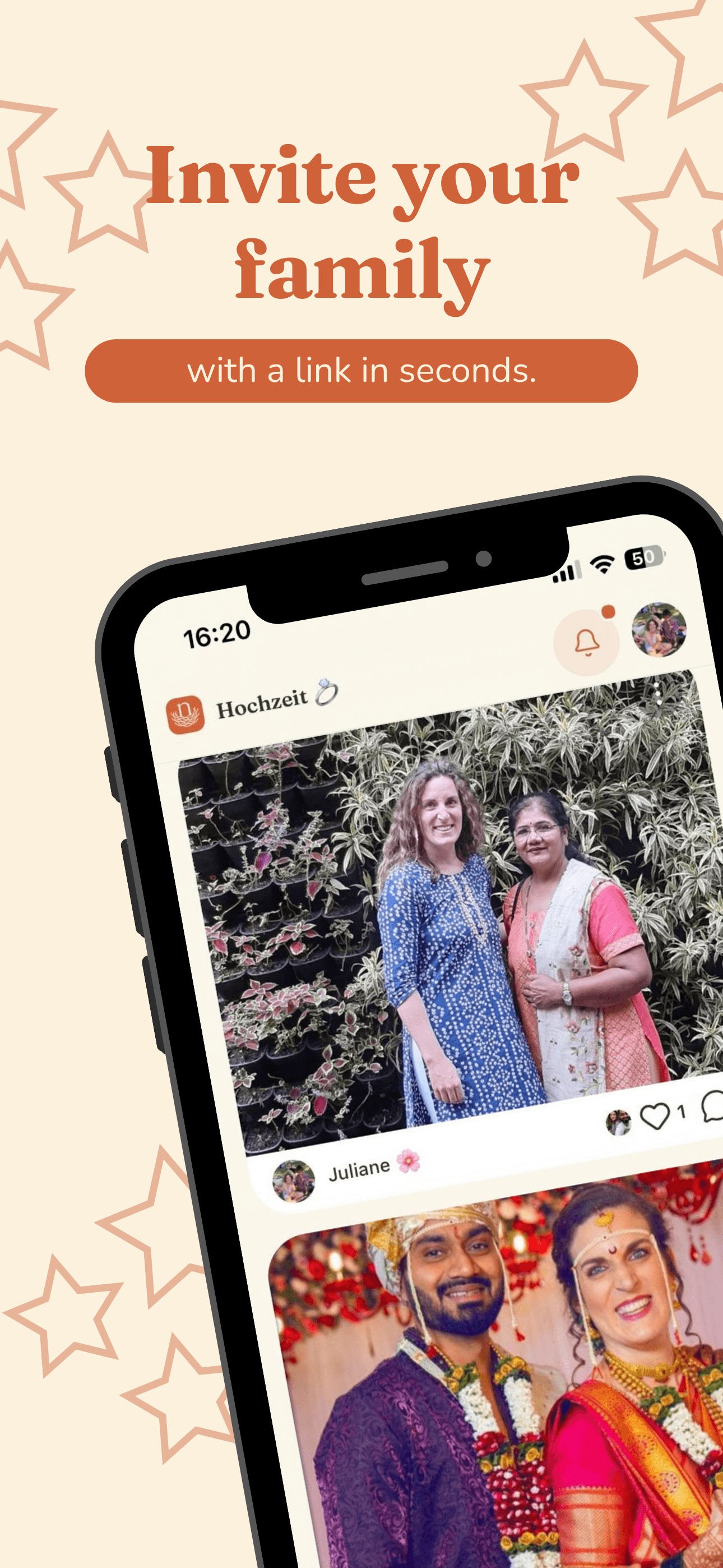 Invite family into the nest